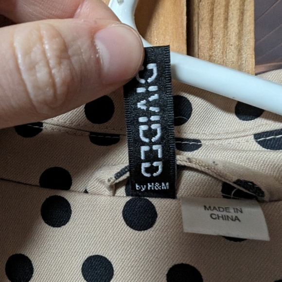 H&M | Cream Cropped Polkadot Blazer - Picture 5 of 5